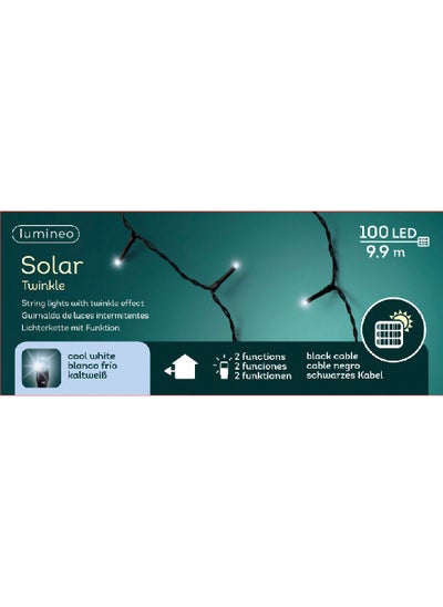 اشتري Kaemingk Solar stringlights 2 function twinkle effect - cool white cool white في الامارات