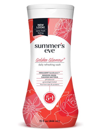 Buy Summers Eve Golden Glamor Body Wash for Sensitive Skin 444ml in Saudi Arabia