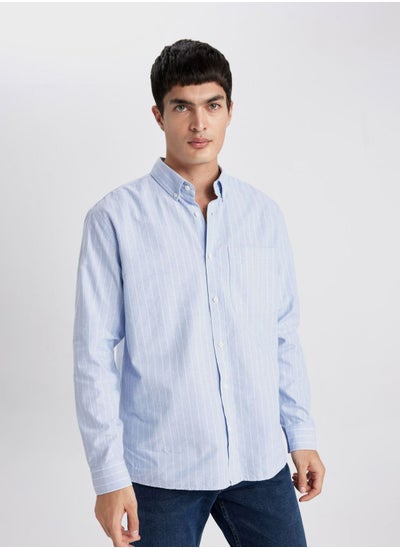 Buy Man Relax Fit Long Sleeve Shirt in UAE