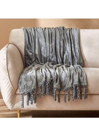 اشتري Lavish Diamond Embossed Throw 130 x 180 cm في الامارات