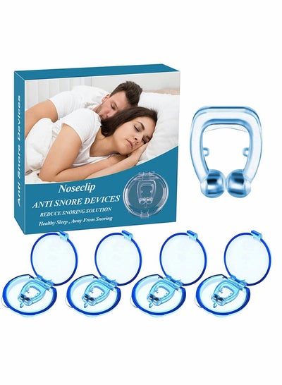 Buy Snore Stopper Clipple Anti Snoring Device Silicone Nose Clip Magnetic Nasal Dilator Provide The Effective Solution to Stop 4PCS in Saudi Arabia