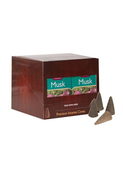 اشتري Musk Dhoop Cone 15 Piece Agarbathi Incense Pack of 12 في الامارات