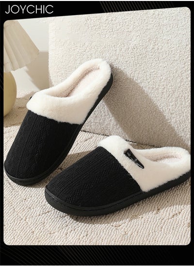 اشتري Simple Autumn and Winter Bedroom Non-slip Warm Slipper for Women and Men في السعودية