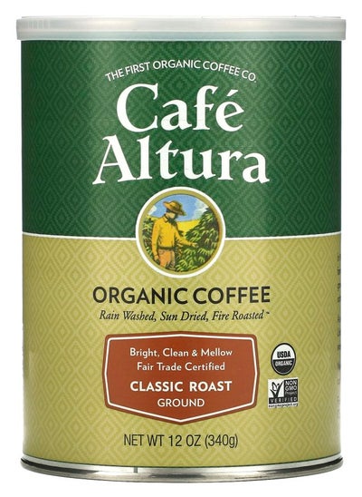 اشتري Organic Coffee Ground Classic Roast 12 oz (340 g) في الامارات