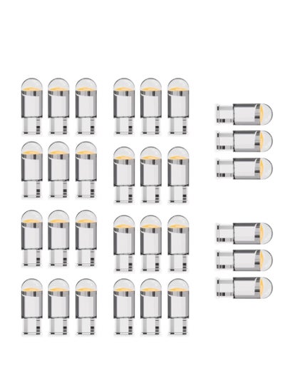 اشتري 194 LED Bulbs 6000K White - 68 2825 W5W T10 Wedge COB Replacement Bulbs, Ultra Bright for License Plate Lights, Car Position Lamps, Map Light, Pack of 30. في الامارات