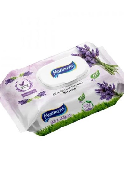 Buy Lavender wet wipes - 120 wipes in Saudi Arabia