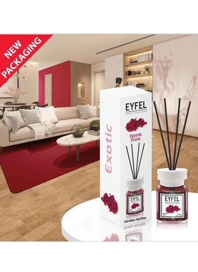 Buy Eyfel Reed Diffuser Exotic - Egzotik Room Air Freshener 120ml in UAE