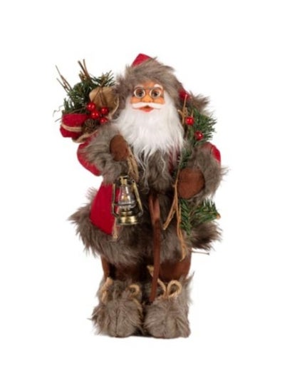 Buy Santa Claus Figurines, Santa Claus Standing Collectible Figurine, 30cm in UAE