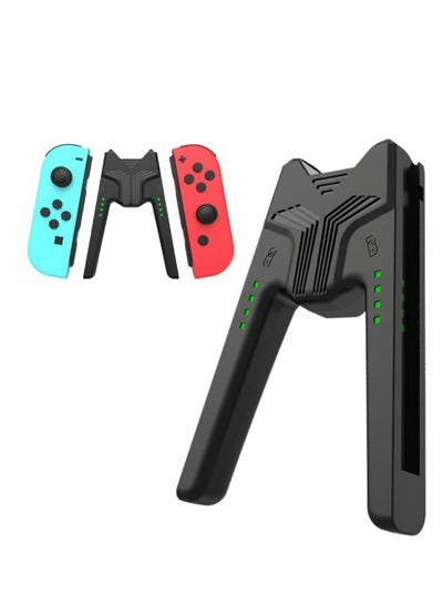 Buy Charging Grip Compatible with Switch OLED Controllers, Joy Con Charging Grip, Universal Controller Holder for Switch Joy Con and 3rd Party Joy Pad-Black in UAE