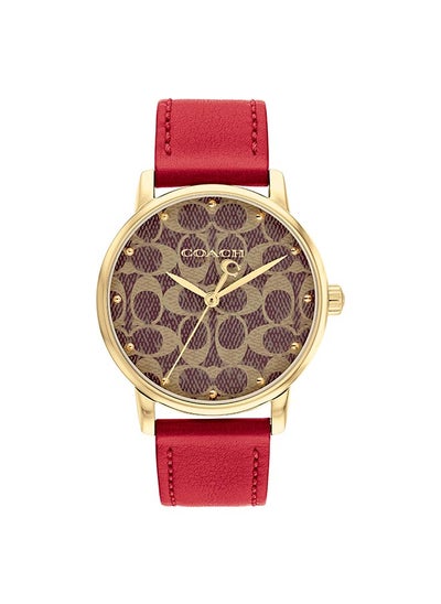 Buy Women's Analog Round Shape Leather Wrist Watch 14503874 - 36 Mm in Saudi Arabia