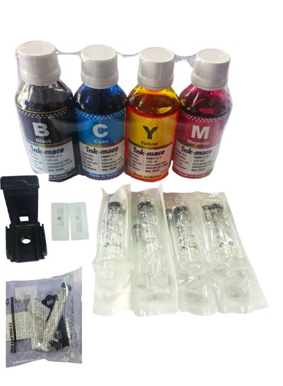Liquid Ink for Refilling Canon HP and Epson Cartridges 4 colors, Ink ...