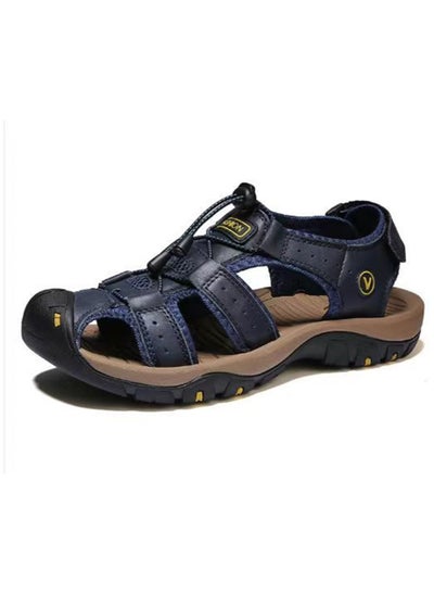 Buy New Men's Hollow Out Breathable Outdoor Headband Sandals in Saudi Arabia