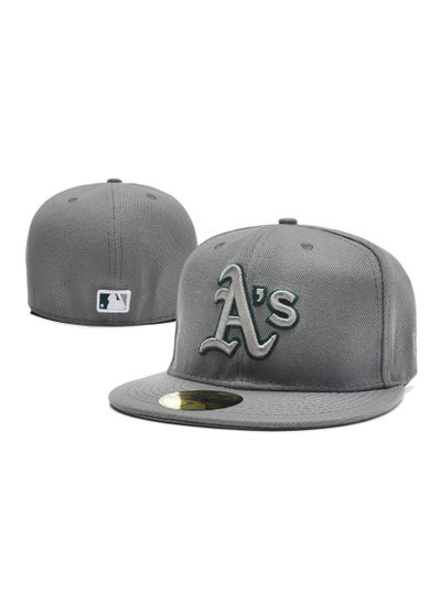 Buy NEW ERA 3D Embroidered Fitted Baseball Team Cap with Closed Back for Sun Protection-60.6CM in Saudi Arabia