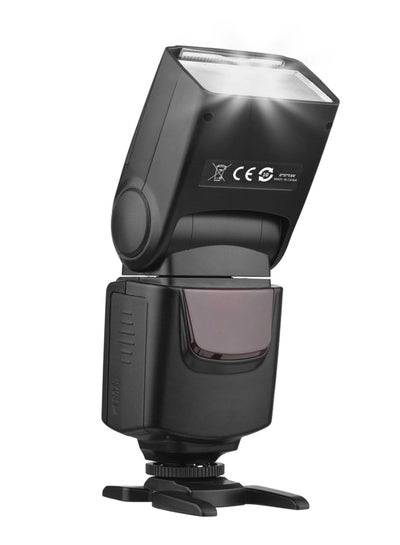 Buy COOPIC CF550 Speed lite Flash Compatible with Canon Nikon Panasonic Olympus Pentax and Other DSLR Digital Cameras with Standard Hot Shoe in UAE