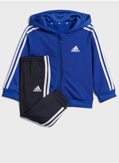 Buy Infant 3 Stripes Shiny Tracksuit in UAE