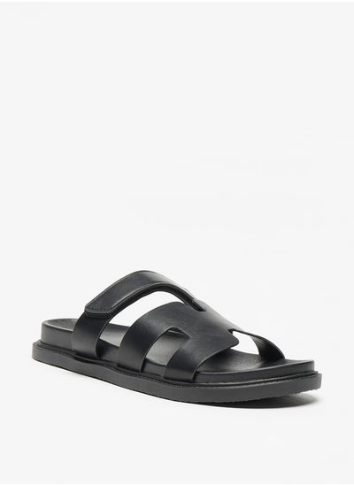 اشتري Solid Slip-On Flat Sandals في الامارات