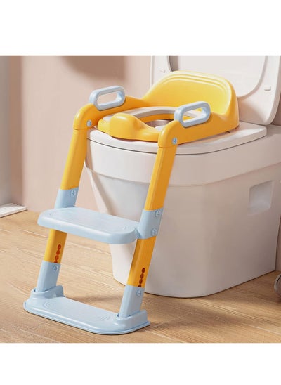 Buy oddler Toilet Seat for Kids Boys Girls, Potty Seat with Ladder in Saudi Arabia