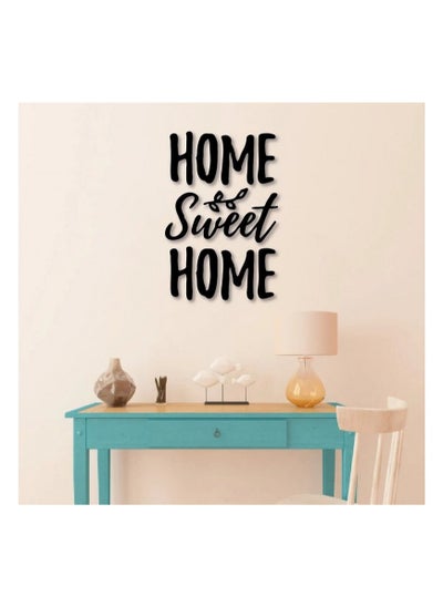 Buy Home sweet home sign Wood wall art 80x60 in Egypt