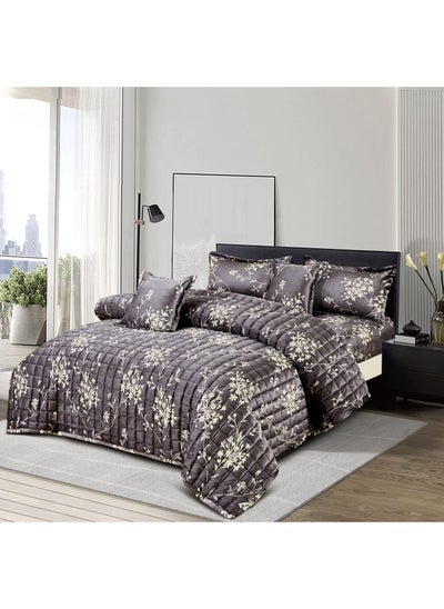 Buy Winter velvet comforter set, 4 pieces, fixed filling, quilt size 170 x 220 cm in Saudi Arabia