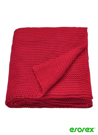 Buy Throw red 130x170 cm in Saudi Arabia