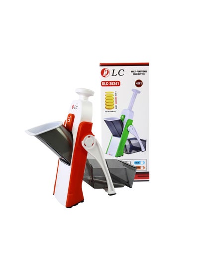 Buy 4 in 1 Food Cutter Red Colour in Saudi Arabia