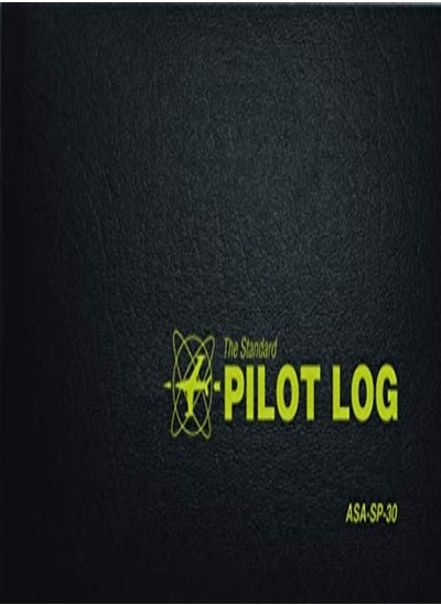 Buy The Standard Pilot Log Black Asasp30 by ASA Staff Hardcover in UAE