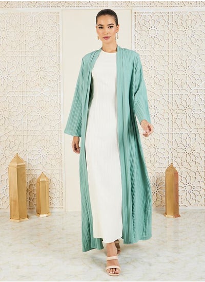 Buy Set of Texture Abaya and Inner Dress in Saudi Arabia