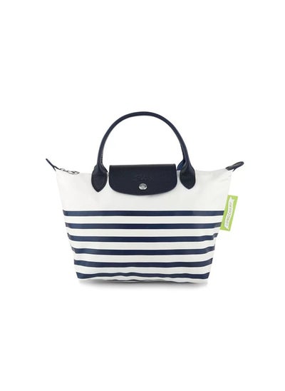 Buy Women's classic fashion versatile large handbag, shopping bag, shoulder bag, handbag stripe in UAE