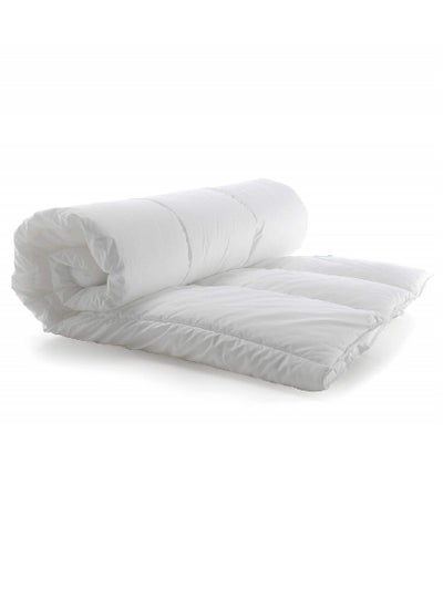 Buy Solid Microfibre Duvet Fillers Microfiber White 240x260cm in UAE