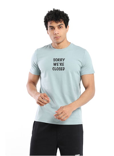 Buy Men R Neck Half Sleeves T-shirt in Egypt