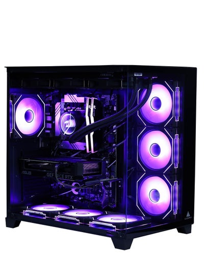 Buy Neon Tempest Gaming PC - Intel Core i7-14700F Processor, 20 Cores & 28 Threads, DDR5 32GB (2*16) Ram, Nvidia GeForce RTX 4060Ti OC Edition 8GB GDDR6 Graphics Card, 1TB NVMe M.2 SSD, 3 Fan AIO Liquid Cooler, 750W Power Supply, Windows11Pro|Wi-Fi in UAE