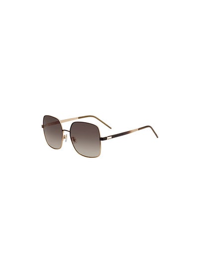 اشتري Women's UV Protection Square Sunglasses - Boss 1160/S Mtbrw Gld 57 - Lens Size 57 Mm في السعودية