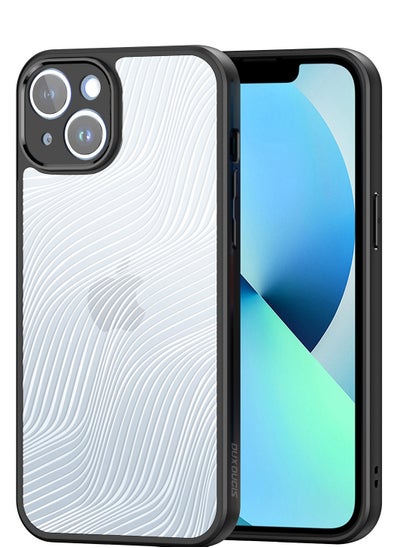 Buy DUX DUCIS Aimo Cover for the iPhone 13 mobile phone slim, transparent matte cover made of TPU, polycarbonate, polypropylene, silicone - black in Egypt