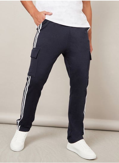 اشتري Open Hem Cargo Joggers with Side Tape في السعودية