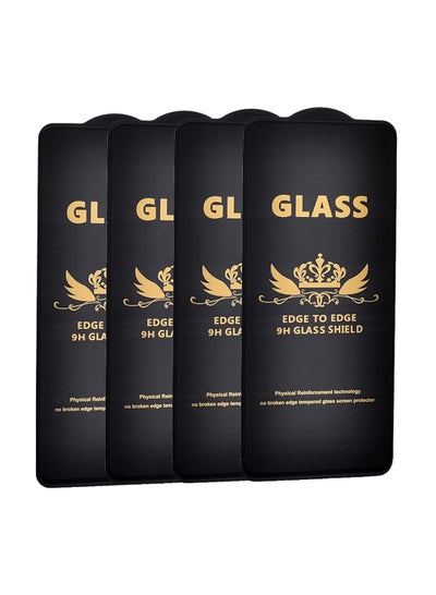 Buy G-Power 9H Tempered Glass Screen Protector Premium With Anti Scratch Layer And High Transparency For Samsung Galaxy Note 20 4G 6.7 Inch Set Of 4 Pieces - Transparent in Egypt
