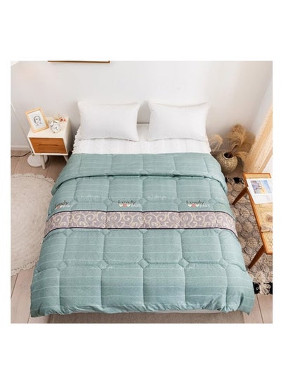 Buy King Size Multicolor Comforter (220x240 cm) Green Spring in UAE