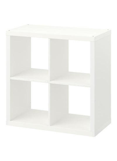 Buy Shelving Unit White 77X77 Cm in Saudi Arabia