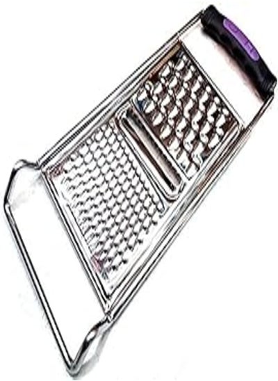 اشتري HG Stainless Steel Flat Grater Fruits Planer with Plastic Grip في مصر