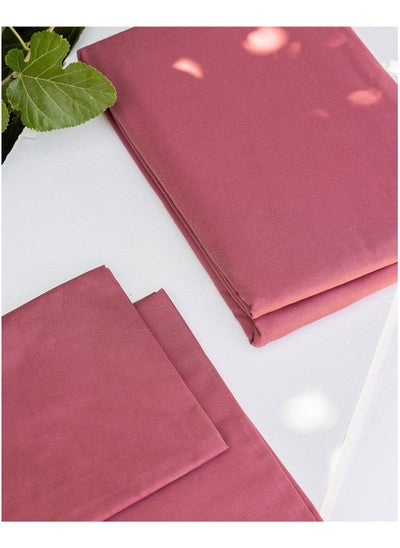 اشتري Plain Bedsheet Set Of 3 (1 Bed Sheet And 2 Pillow Cases) في مصر