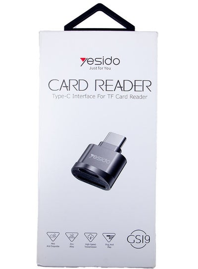 Buy Card Reader Type C Interface TF Card Reader GS19 Yesido in Egypt