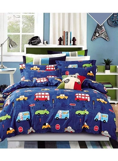 اشتري Kids Bedsheet Single For Boys Girls Soft Brushed Microfiber Breathable and Cozy Fade Resistant Easy Care في الامارات