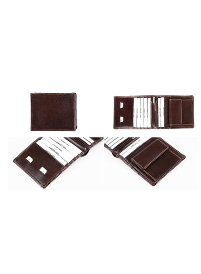 Buy Three Angels Genuine Leather Male Wallet new Style in Egypt