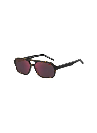 Buy Men's UV Protection Rectangular Sunglasses - Hg 1241/S Havan Red 56 - Lens Size: 56 Mm in Saudi Arabia