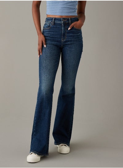 Buy AE Next Level Super High-Waisted Flare Jean in UAE