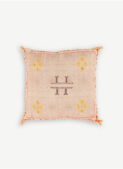 Buy Zoya Embroidered Filled Cushion 50x50cm in UAE