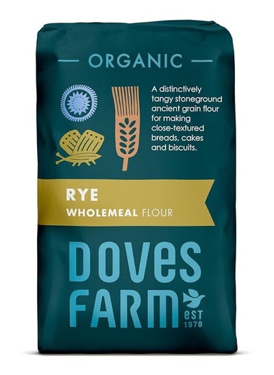 Buy Organic Rye Wholemeal Flour 1 Kg in UAE