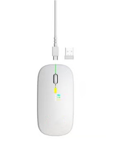 اشتري White wireless mouse PT-20 في مصر