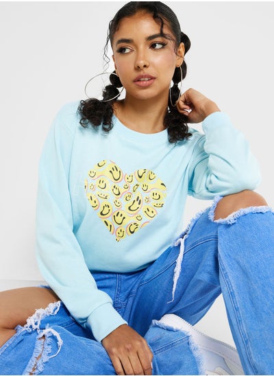 Buy Graphic Detail Sweatshirt in Saudi Arabia