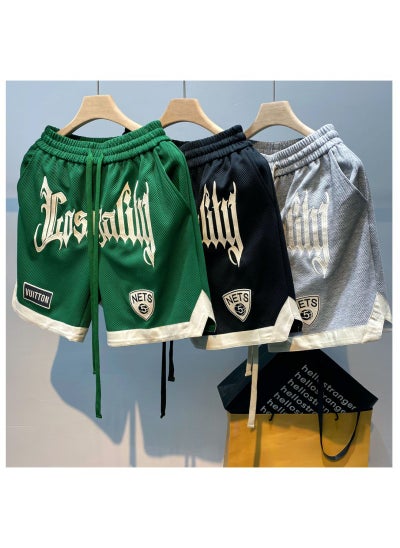 Buy 2024 Couples Trendy Basketball Shorts Green in UAE