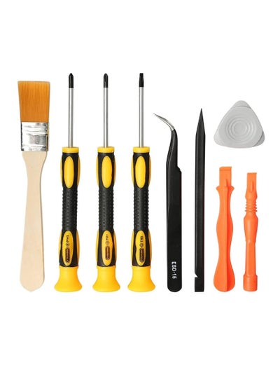 Buy 9 PCS Cleaning Repair Tool Kit for Xbox, Repair Kit Include Security Screwdriver,Tweezers, Prying Tool and Cleaning Brush, Console Cleaning Tool for Xbox One/360/X PS4 PS3 PS5 in Saudi Arabia